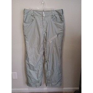SIMS Ultimate Equipment Ski Snowboard Pants Men's Size L Light Gray Zip Up Leg